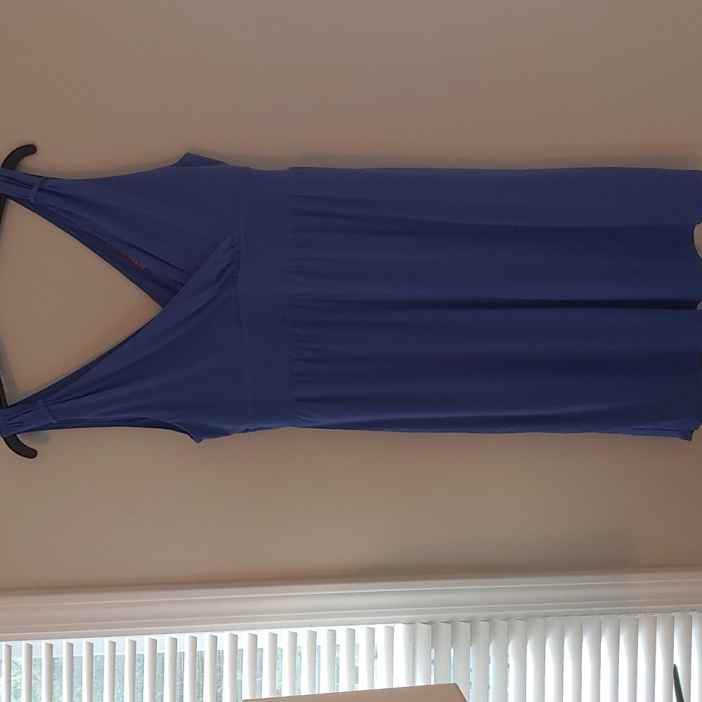 Merona Midi Dress Cross-top and A-Line, Size L